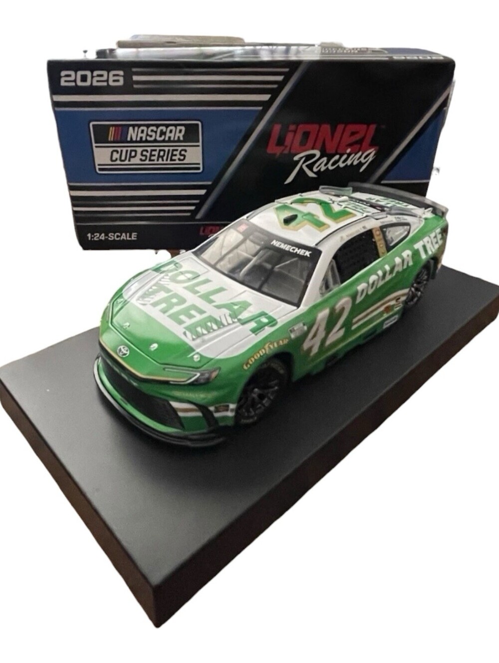 John Hunter Nemechek Dollar Tree 1:24 Standard 2026 Diecast Car ARC